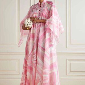 Pucciireid cotton cardigan in pink dress style